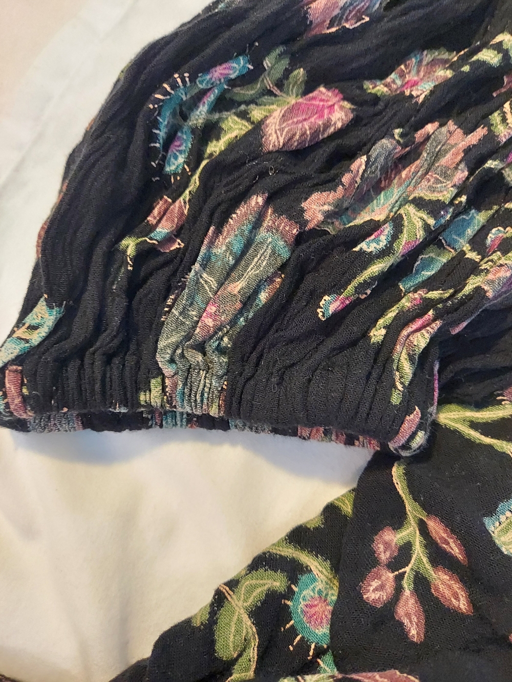 Free People Just The Two Of Us Floral Crochet Lace Boho Tunic Dress XS - Picture 8 of 9